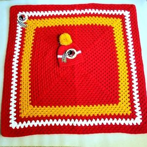 Redskins Baby Blanket and Hat Set